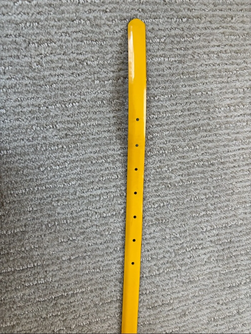J. Crew Yellow Patent Leather Women's Belt XS - Picture 5 of 8